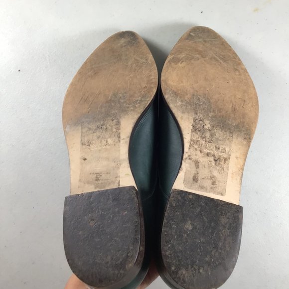 J. Crew Two Toned Oxfords Green/Grey  Size 7 - Picture 6 of 9